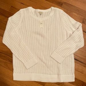 NWT Talbots Sweater | White, XL